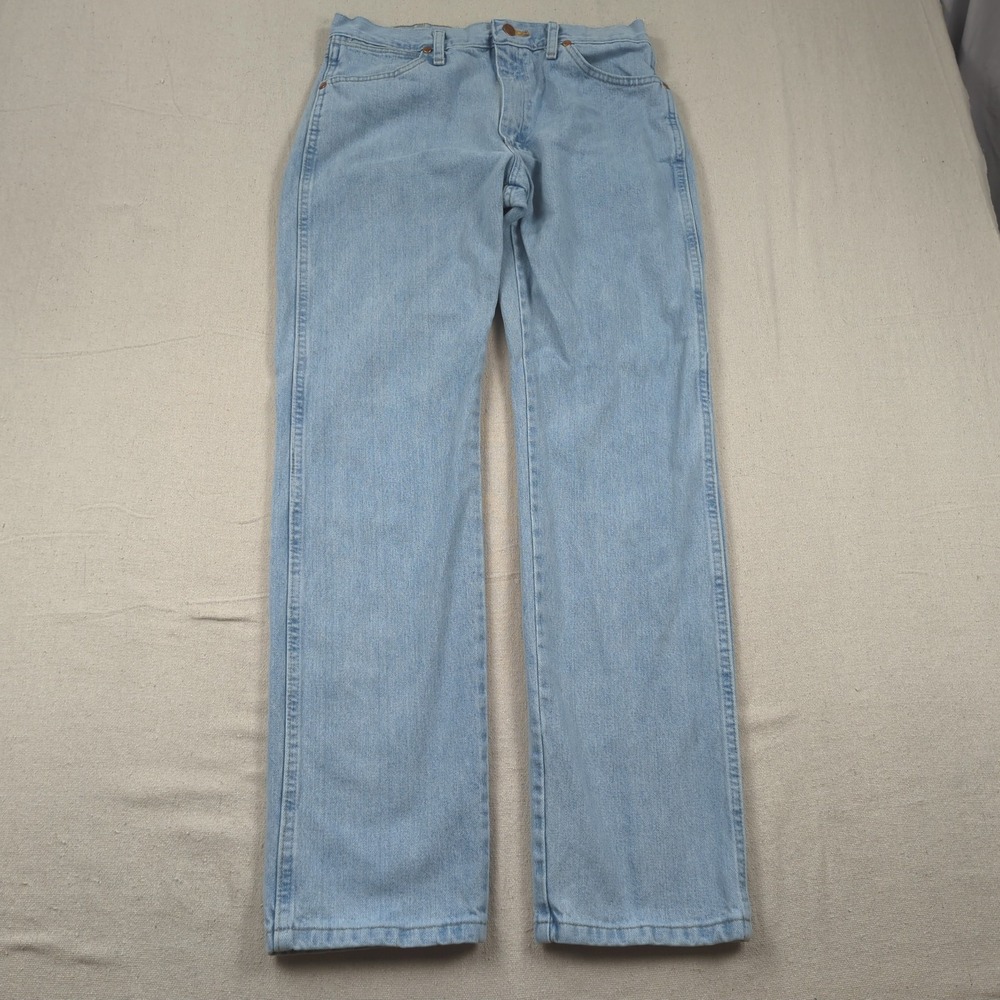 Wrangler Jeans Mens 31x34 Blue Western Cowboy Cut 13MWZ Rodeo Rancher